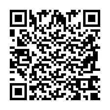 Codice QR per il numero di telefono +2698760905