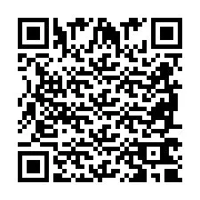 Codice QR per il numero di telefono +2698760923