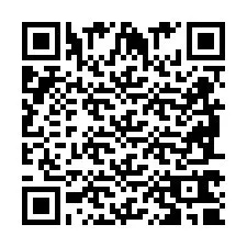 Codice QR per il numero di telefono +2698760942