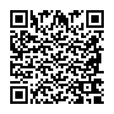 QR-code voor telefoonnummer +2698760956