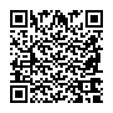 Código QR para número de teléfono +2698760987