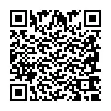 QR-code voor telefoonnummer +2698760992