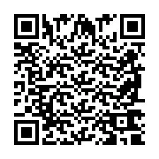 Código QR para número de teléfono +2698760999