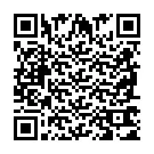 QR Code pour le numéro de téléphone +2698761018