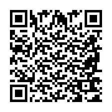 QR-code voor telefoonnummer +2698761077