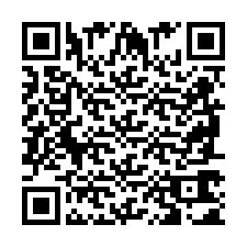 QR-код для номера телефона +2698761088