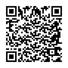 QR-code voor telefoonnummer +2698761097