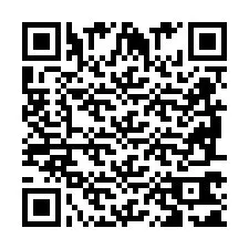 QR-code voor telefoonnummer +2698761102