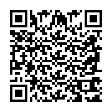 QR код за телефонен номер +2698761108