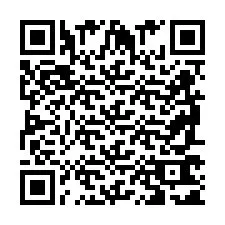 QR-code voor telefoonnummer +2698761131