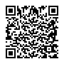 Codice QR per il numero di telefono +2698761162