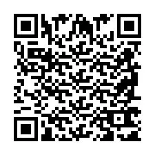 QR-code voor telefoonnummer +2698761169