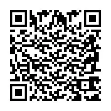 QR-koodi puhelinnumerolle +2698761180