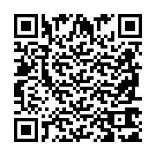 QR-код для номера телефона +2698761189