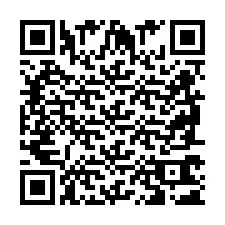 QR код за телефонен номер +2698761208