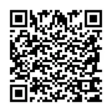 QR код за телефонен номер +2698761220