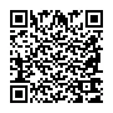 Codice QR per il numero di telefono +2698761293