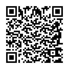 QR-code voor telefoonnummer +2698761294