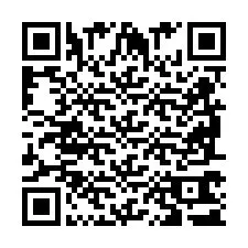 QR-code voor telefoonnummer +2698761306