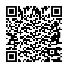 QR-code voor telefoonnummer +2698761307