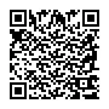 QR код за телефонен номер +2698761310