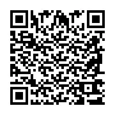 QR-код для номера телефона +2698761329