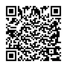 Código QR para número de telefone +2698761334