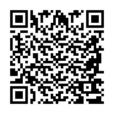 Codice QR per il numero di telefono +2698761377