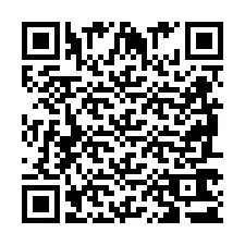 Codice QR per il numero di telefono +2698761394