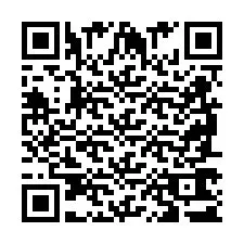 Código QR para número de teléfono +2698761398