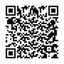 QR-code voor telefoonnummer +2698761411