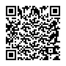 QR Code สำหรับหมายเลขโทรศัพท์ +2698761421