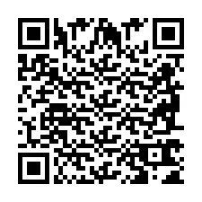 Código QR para número de telefone +2698761442