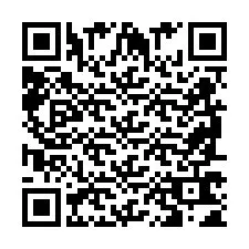 Codice QR per il numero di telefono +2698761459