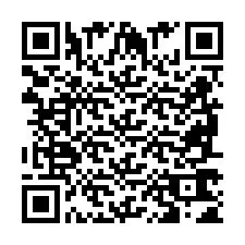 Codice QR per il numero di telefono +2698761493