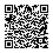 Codice QR per il numero di telefono +2698761501