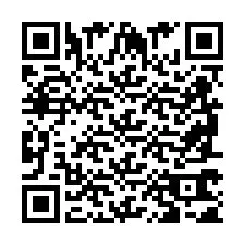 QR-code voor telefoonnummer +2698761509