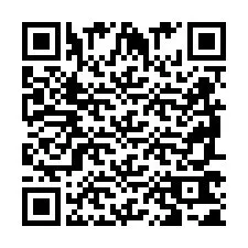 QR-code voor telefoonnummer +2698761530