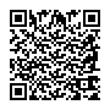 Codice QR per il numero di telefono +2698761588