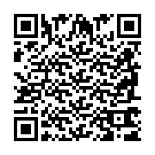 QR-код для номера телефона +2698761604