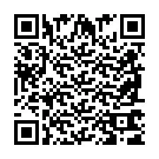 QR-koodi puhelinnumerolle +2698761609