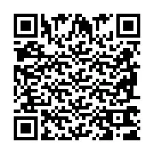 Código QR para número de teléfono +2698761612