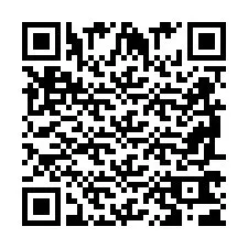 Código QR para número de teléfono +2698761625