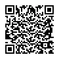 QR-koodi puhelinnumerolle +2698761813