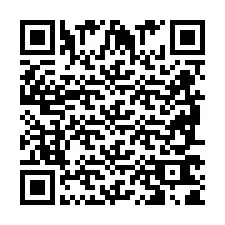 Código QR para número de telefone +2698761832