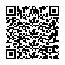 QR-code voor telefoonnummer +2698761901