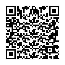 Código QR para número de telefone +2698761923