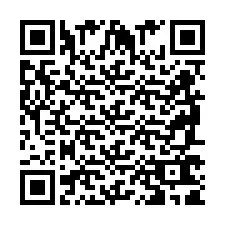 QR-code voor telefoonnummer +2698761960