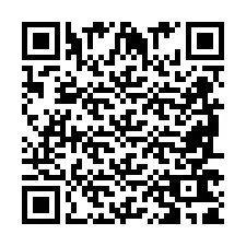 QR-koodi puhelinnumerolle +2698761977