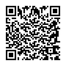 QR-code voor telefoonnummer +2698761990